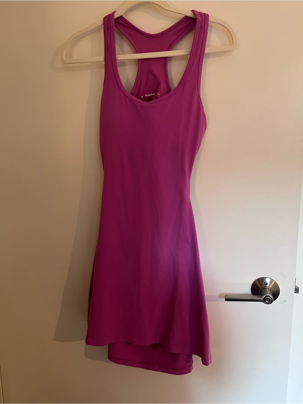 TNA Racerback High-Low Dress in Magenta